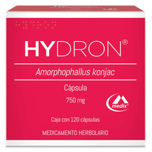Hydron~High Level of Konjac Powder~750 mg 120 capsules~Quality Product - $57.49