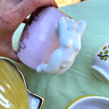 Naughty Cheeky Adult Mug &quot;Ten Toes&quot; Coffee Tea Mug Hand-painted Japan 60s - $19.80