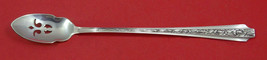 Talisman Rose By Frank Whiting Sterling Silver Olive Spoon Pierced Long ... - $68.31