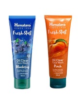 Himalayan Fresh Start Oil Clear Facial Cleansing, Blueberry and Peach, 100ml ... - $22.48
