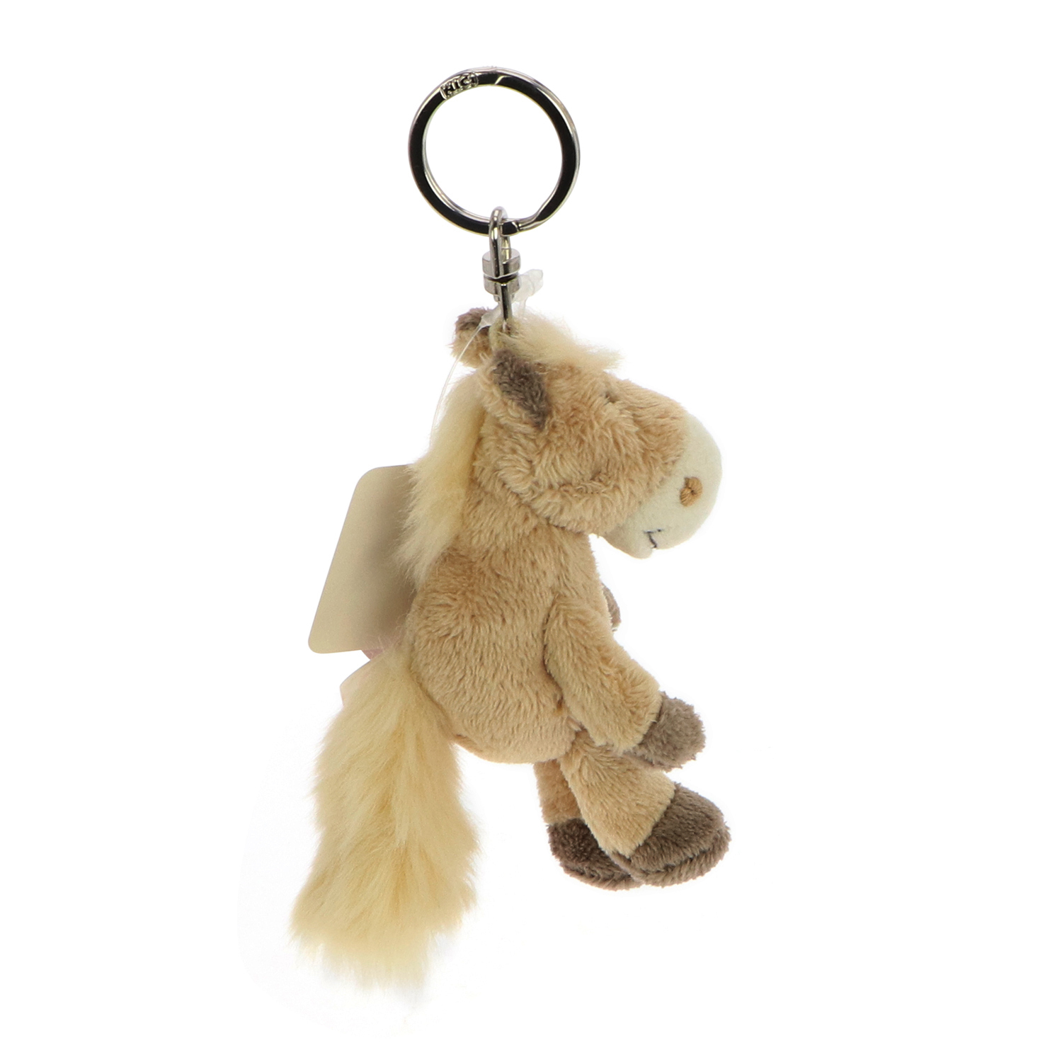 plush horse keyring