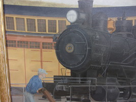 Train Art Painting, Engine Number 29, Maryland and Pennsylvania, unsigned - $249.00