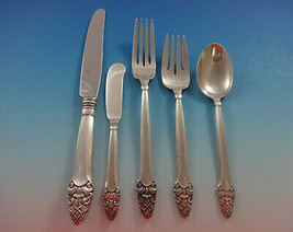 Sovereign Old by Gorham Sterling Silver Flatware Set 42 Pieces Stylized Acorn - $2,470.05