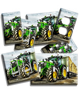 BIG WHEELS FARMER TRUCK GREEN TRACTOR LIGHT SWITCH WALL PLATES OUTLET HO... - $10.79+