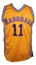 Arthur Agee Hoop Dreams Movie Basketball Jersey New Sewn Yellow Any Size image 4