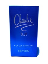 CHARLIE Perfume Revlon Blue Women 3.4 oz 3.3 EDT New in Box 100 ml spray... - $14.46