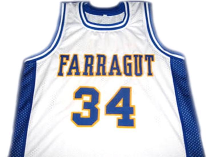 Kevin garnett  34 farragut high school basketball jersey white 1