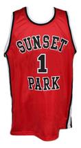 Fredo Starr Shorty #1 Sunset Park Movie Basketball Jersey New Sewn Red Any Size image 4