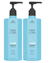 Schwarzkopf Fibre Clinix Hydrate Shampoo and Conditioner Liter Duo