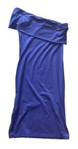 Women Blue SUSANA MONOCO One Shoulder Sleeveless Bodycon Dress XS USA Made image 1