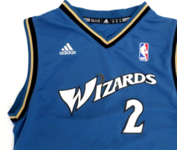 Adidas Youth Boys Juniors Washington Wizards NBA Jersey Medium 2 John Wall Blue - $39.60