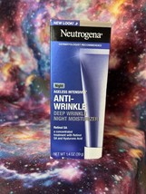 Neutrogena Night Healthy Skin ANTI-WRINKLE Cream - 1.4 Oz Fragrance Free Nib - $28.34