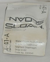 Sloan Water Closet Flushometer Repair Kit Traditional Segment Diaphragm - $29.99