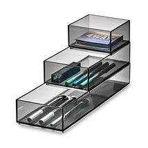 iDesign The Sarah Tanno Collection Plastic Cosmetics and Palette Organizer, Made image 2
