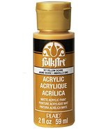 FolkArt Acrylic Paint in Assorted Colors (2 oz), 917, Yellow Ochre - $6.99