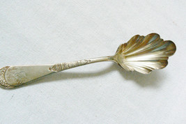 Vintage C. Rogers & Bros. Scalloped silver plate serving spoon deco pattern - $59.40