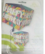 10 Square Happy Birthday balloons - NEW in Packages - $9.99