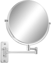 Ffowcye 9&quot; Magnifying Wall Mount Makeup Vanity Mirror,1X/7X Double-Side ... - $44.93