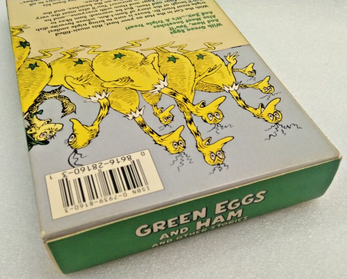 Green Eggs And Ham And Other Stories Vhs VHS Dr Seuss Sing-Along Classics Green Eggs and Ham and Other Stories