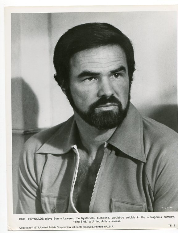 THE END-BURT REYNOLDS-8X10-PROMO STILL-COMEDY-1978-VG/FN - Black & White