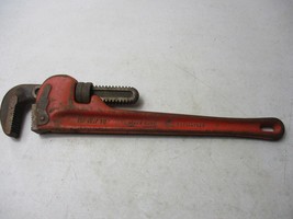 Husky 14 in. Heavy Duty Cast Iron Pipe Wrench with 1-1/2 in. Jaw