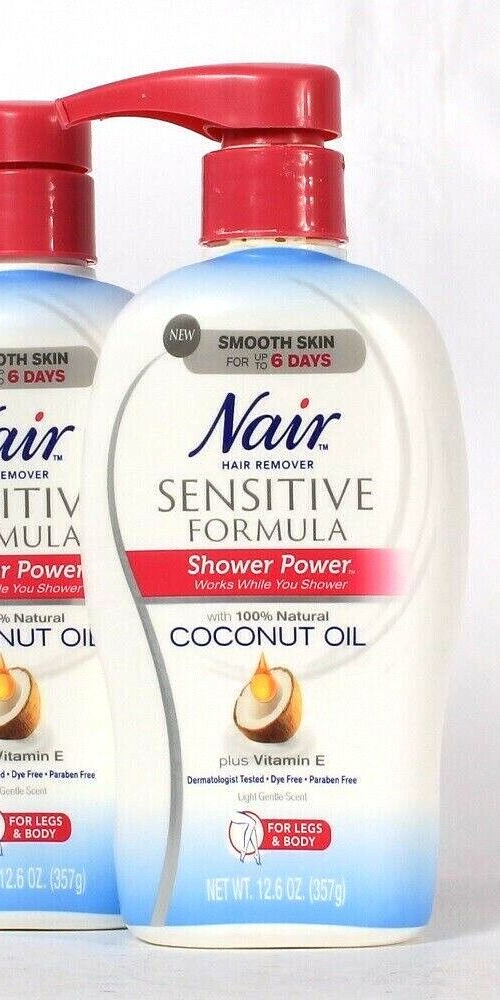 Nair Shower Power Hair Remover Cream with Coconut Oil Plus Vitamin