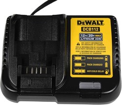 DEWALT Model DW9109 9.6v-18v Battery Charger for 12v Vehicle Use.