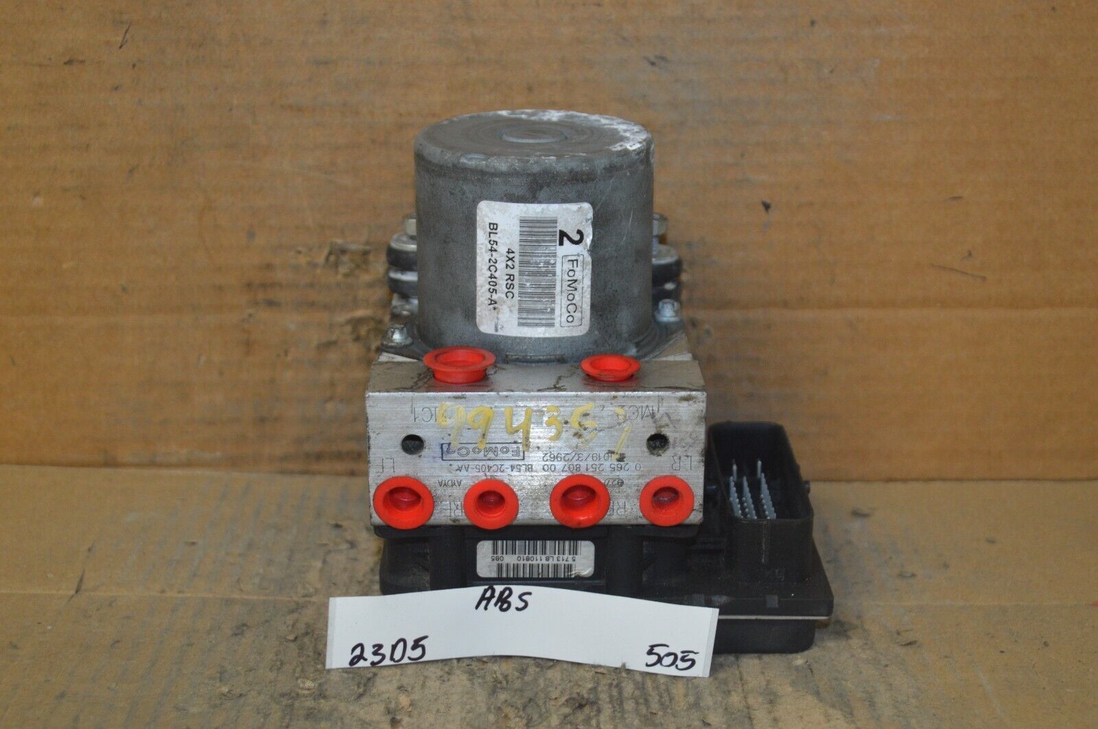 2011 Ford Ranger ABS Pump Control OEM BL542C405A Module 50523D5 ABS