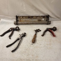 Vintage Saw Blade Sharpening Clamp And Sets ~ Stanley -  Triumph Pat Oct... - $48.99