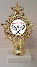 Badminton Trophy 7" Tall As Low As $3.99 Each Free Shipping T04N6 - $7.99+