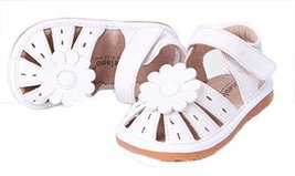 Girls Close Toe Flower Princess Casual Outdoor Sandal(Toddler/Little Kids) White image 2