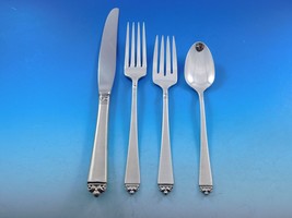 Satin Beauty by Oneida Sterling Silver Flatware Set for 12 Service 52 pi... - $2,470.05