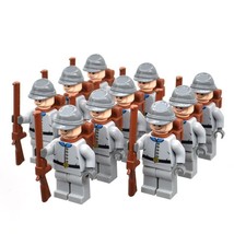 10pcs/set American Civil War (US revolution) The South Soldiers Minifigures - $29.99