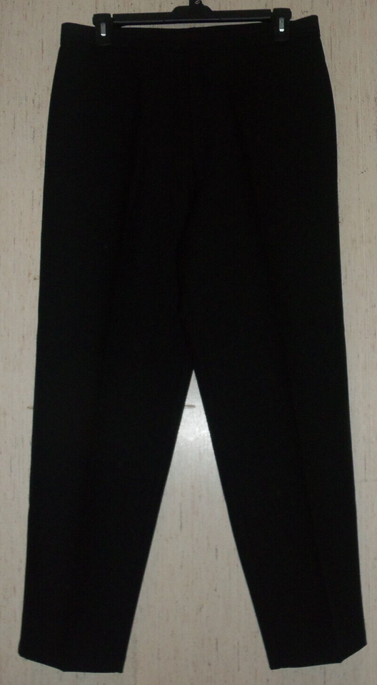 NEW WOMENS VINTAGE LEVI STRAUSS Bend Over BLACK GABARDINE PANTS SIZE 22W /  36