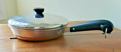 Vintage Revere Ware 9 Inch Skillet Made in Korea 