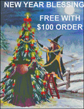 Free W $77 Orders Witch's Crystal Bright New Year Blessing Magick Scholars - $0.00