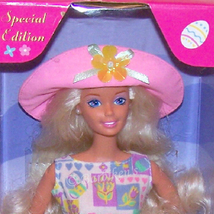 Easter Style Barbie Doll Special Edition Blonde Nrfb - $15.99