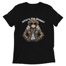 Kitonic Who's The Boss Short sleeve Unisex Monkey t-shirt | Gift For Her & Him90 - $33.17+