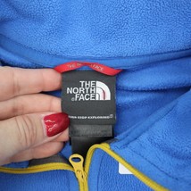 The North Face Jacket Mens L Blue Polartec Long Sleeve Quarter Zip Fleec... - $29.68