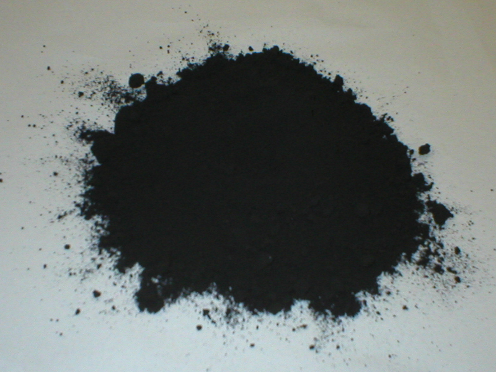 Powdered concrete color black