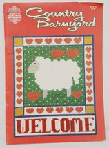 Country Barnyard Cross Stitch Pattern Booklet 26 1984 Sheep Cow Chicken ... - $14.99