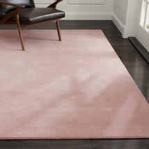 Area Rugs 8&#39; x 10&#39; Baxter Blush Hand Tufted Crate &amp; Barrel Soft Woolen C... - $699.00