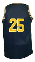 Jun Howard #25 College Basketball Jersey Sewn Navy Blue Any Size image 5
