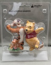 Disney Parks Pooh and Tigger Figurine Salt and Pepper Shaker Set NEW Retired