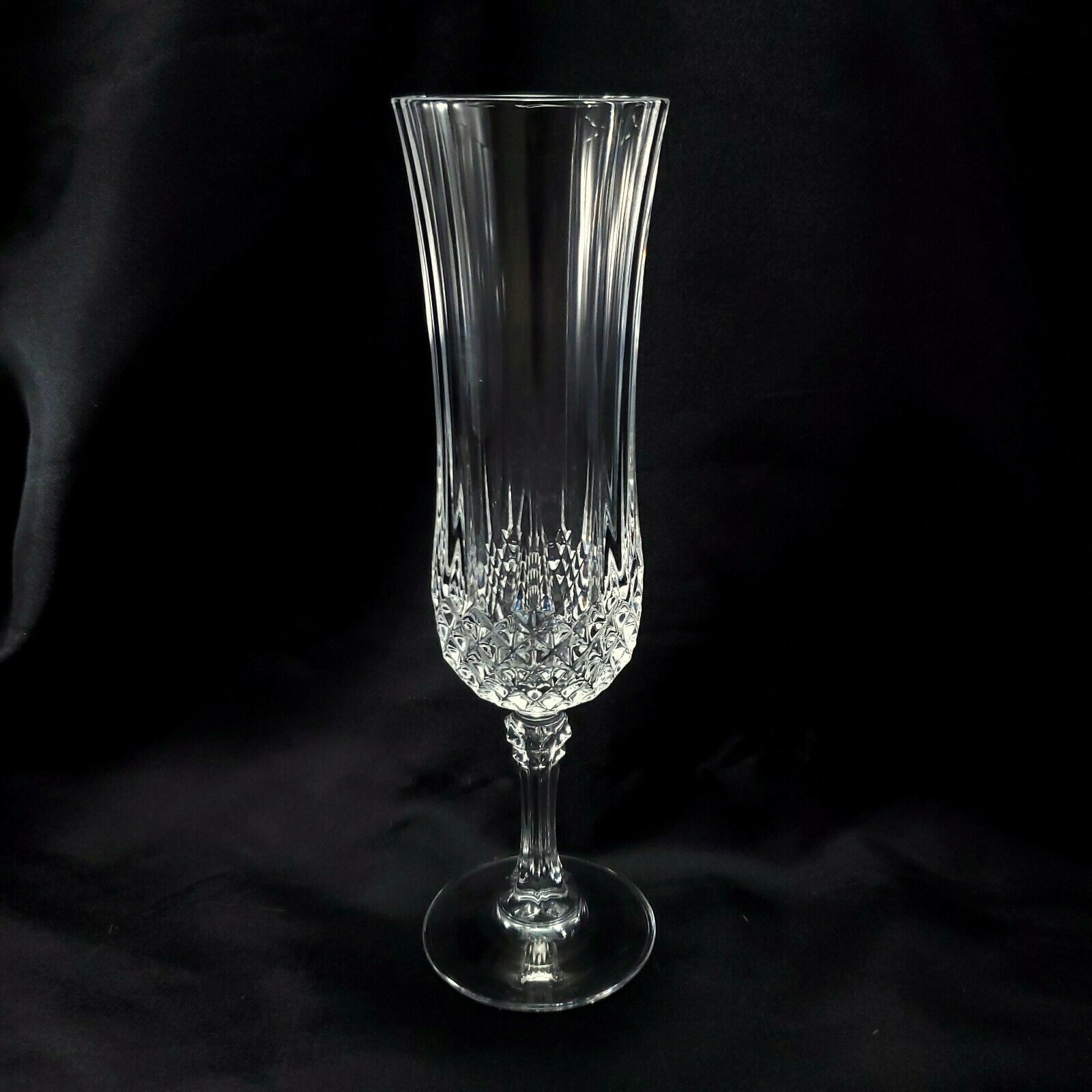 Cristal D'arques-durand france 'longchamp' Crystal Champagne Flute
