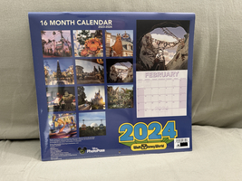 Walt Disney World 2024 16 Month Photo Calendar NEW image 2