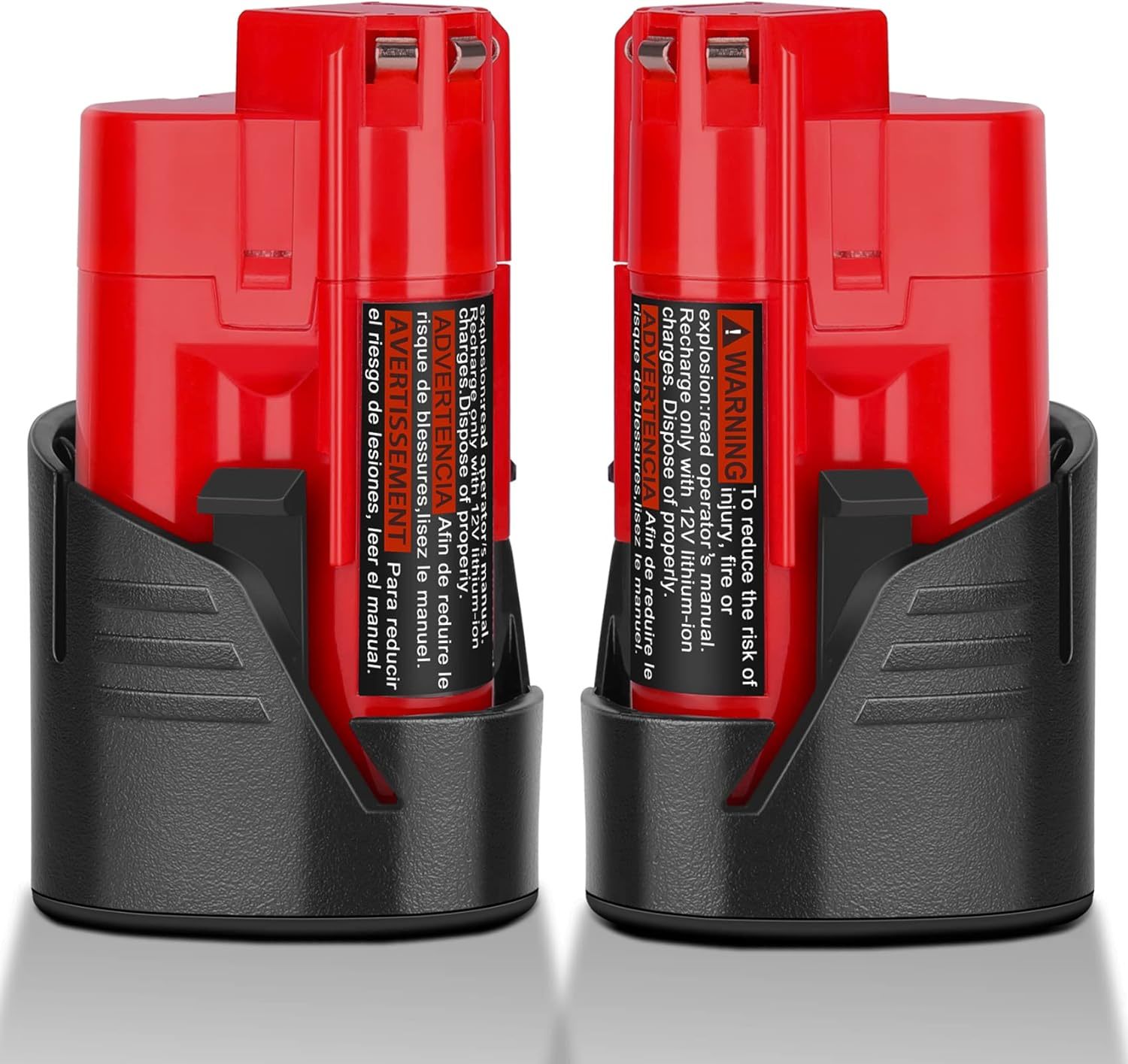 ORHFS 2 Packs 6000mAh HPB18 Battery for Black and