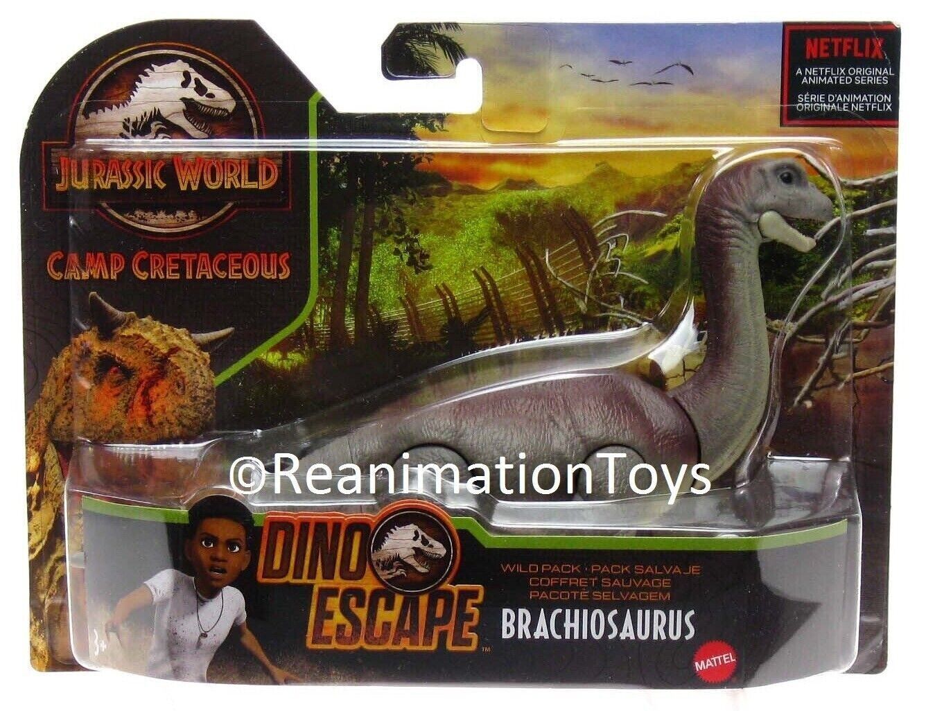 Jurassic World Park Camp Cretaceous Baby Brachiosaurus Firecracker ...