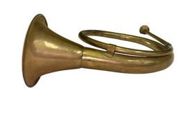 Vintage Brass Horn Decorative Purposes Only Wall Art Hunting Display image 3