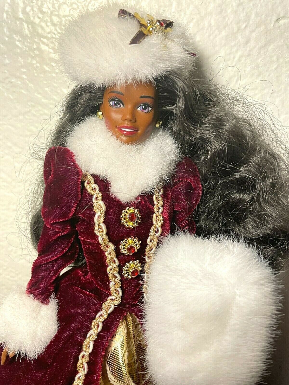 1996 African American Happy Holidays Barbie